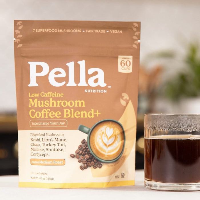 Mushroom Coffee · Low Caffeine
