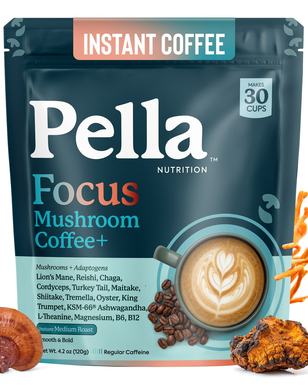 Focus Mushroom Coffee+ bag