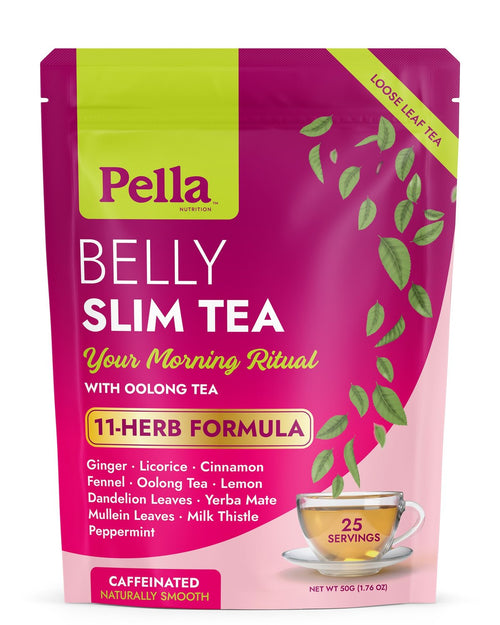 Belly Slim Tea, front of the pouch