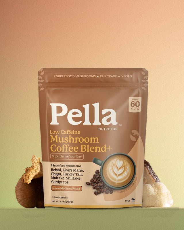 Mushroom Coffee · Low Caffeine
