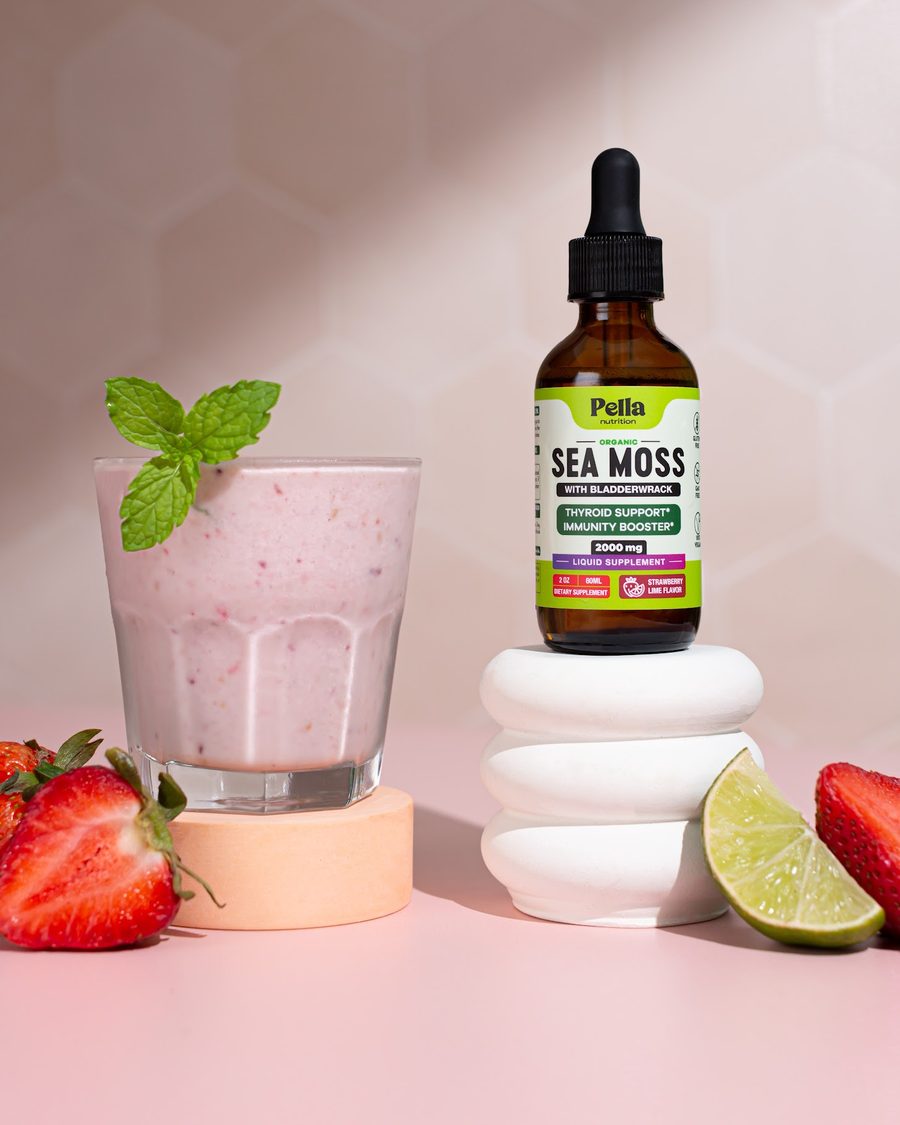 Pella Sea Moss Drops bottle